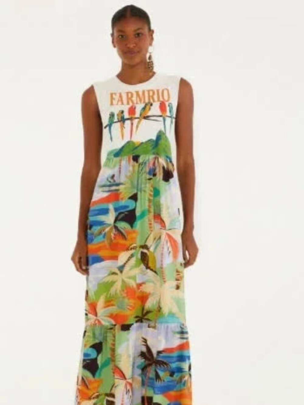NWT FARM RIO DRESS SIZE MEDIUM PACK 6851 DI 62 SH